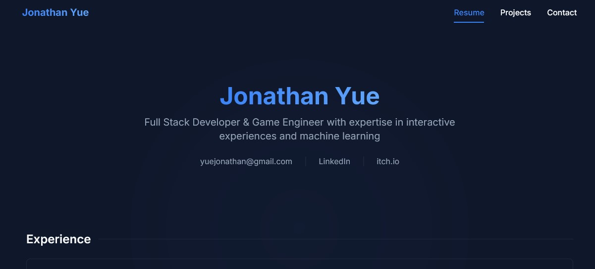 Portfolio Website